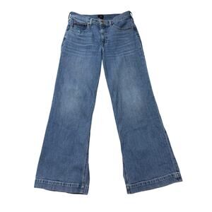 J. Crew Factory Flare Blue Denim Jeans